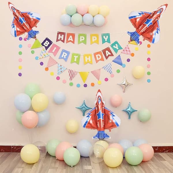 94*106cm Fighter Jet Airplane Ballons Cartoon