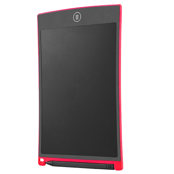 8,5 tommers LCD skrivebrett Pad håndskrift Doodle E-Writer Board DIY tegneverktøy Rød