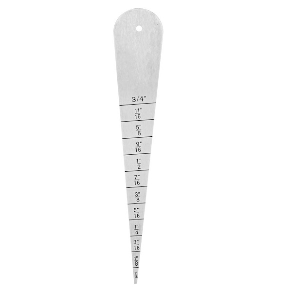 Ruostumattomasta teräksestä valmistettu rakoavain, 1/16-3-4 laippa-avain, sisähalkaisijan mitta 2-20 mm