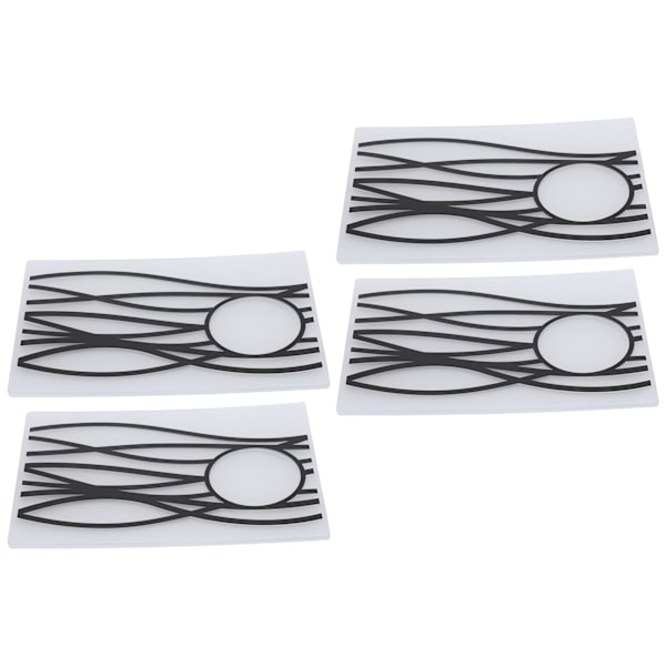 4 stk. plastpregingsmapper DIY kortlaging Scrapbooking preget mal papirhåndverk EM243