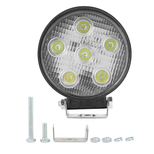 18W LED Arbeidslys Rundt Stang Auto Kjørelys Bil Lastebil Modifikasjon