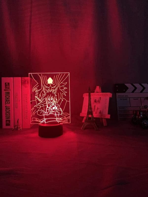 Naruto Kakashi Uchiha Sasuke 3D Illusjon Nattlys Lampe Sm