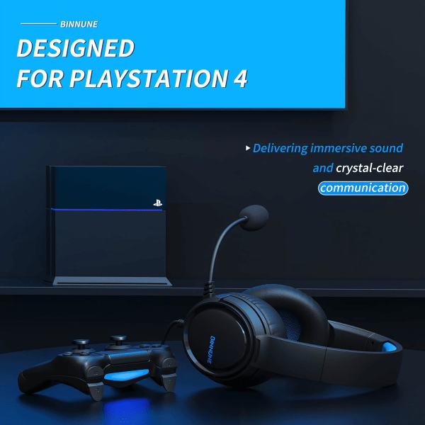 Gaming Headset with Mic for PS4 PS5 Xbox Series X|S Xbox One PC Switch, Wired Audifonos Gamer Headphones with Microphone Playstation 4|5 Xbox 1