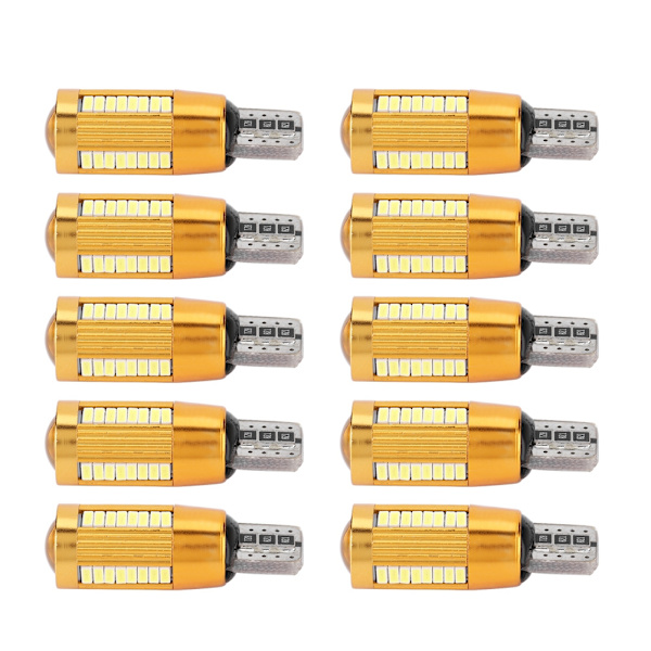 10 stk T10 3014 38SMD LED Bil Dekodning Canbus Pære Fejlfri Bredde Lampe Nummerpladelys