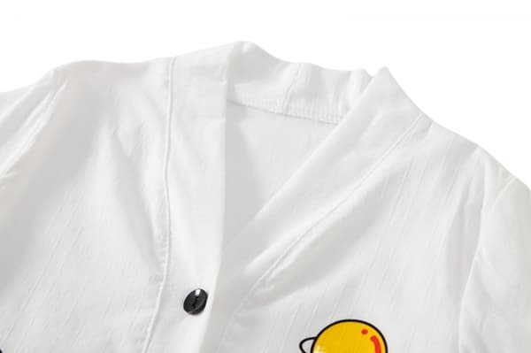 Pyjamas for barn - Jente- og guttepyjamas, L (Hvit)