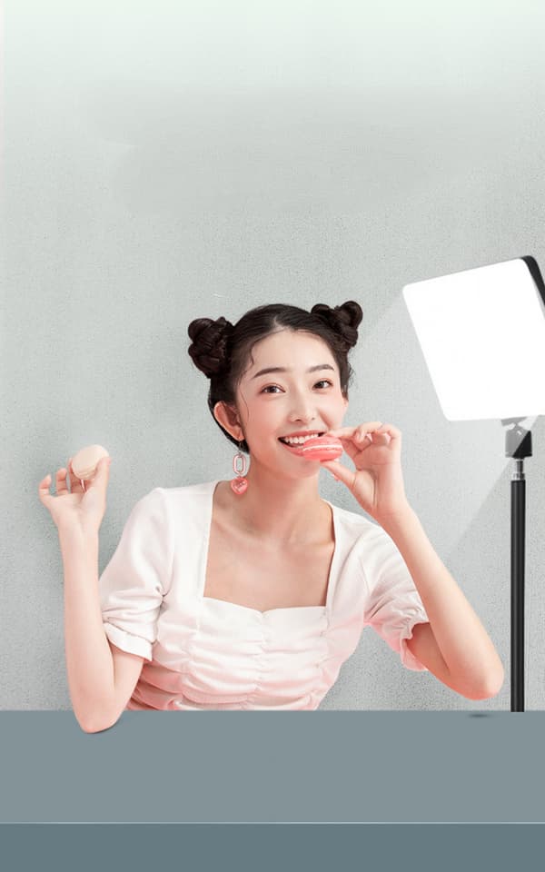 Fotograferingslys LED Videolys 3000-5700k Dimbar Flat