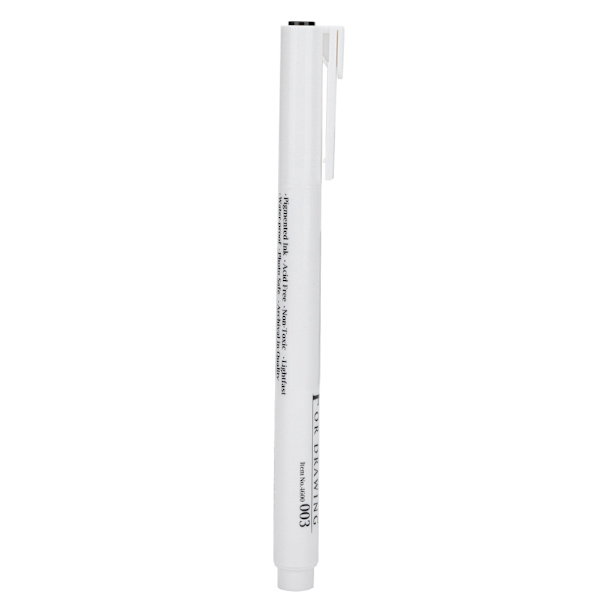 10 st Micron Liner Fineliner-pennor Svart bläck för ritning Skiss Modell Leksak (0,03 mm)