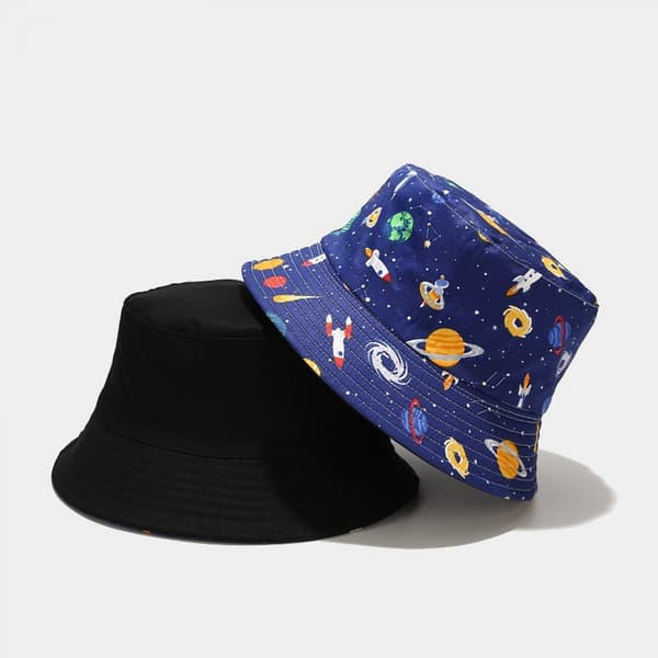 Sød Bucket Hat Strand Fiskerhatte til Kvinder, Vendbar D A