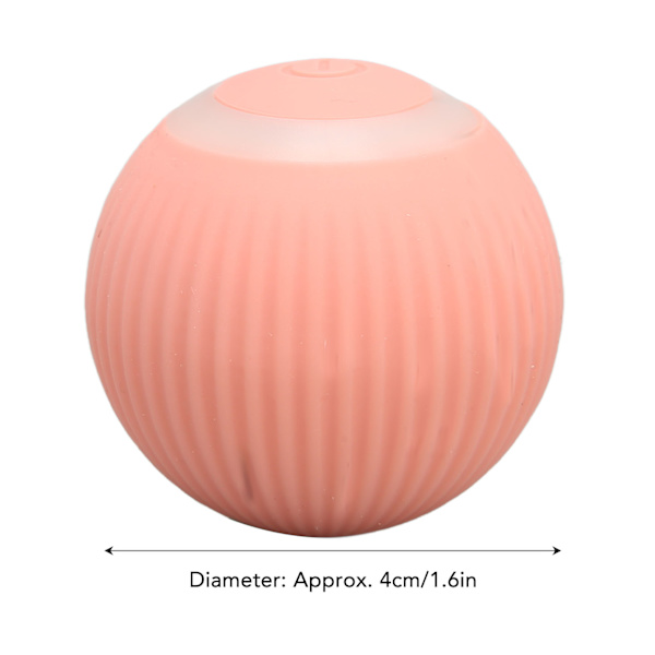 Interaktiivinen kissanpallolelu USB-ladattava turvallinen 2 tilaa Purentakestävä Esteen välttäminen Älykäs Wicked Ball -lelu kissoille Pink