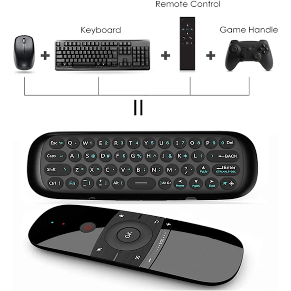 Air Remote,W2.4G trådlöst tangentbord W1 fjärrkontroll för And