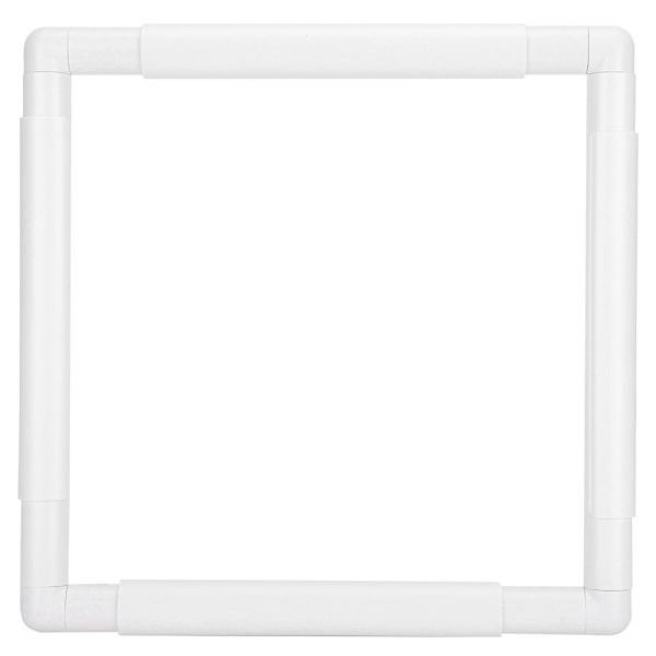 Neliön muotoinen kirjontakehys DIY-vanne ristipistotyökalu kädessä pidettävä suorakulmainen ompelutarvikkeet 11 x 11 tuumaa
