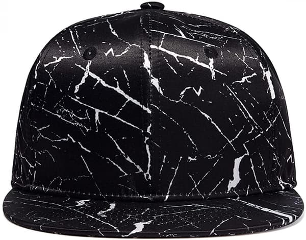 Klassisk Snapback-caps Hip Hop Flat Bill Visor Cap - Unisex Ad D