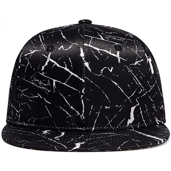 Klassisk Snapback-hatt Hip Hop Flat Bill Visor Cap - Unisex Annons D