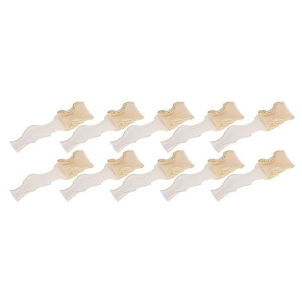 10 meter spetsband 60mm spiral DIY-tillbehör för hår sömnad dekoration presentinslagning (Golden S3 )
