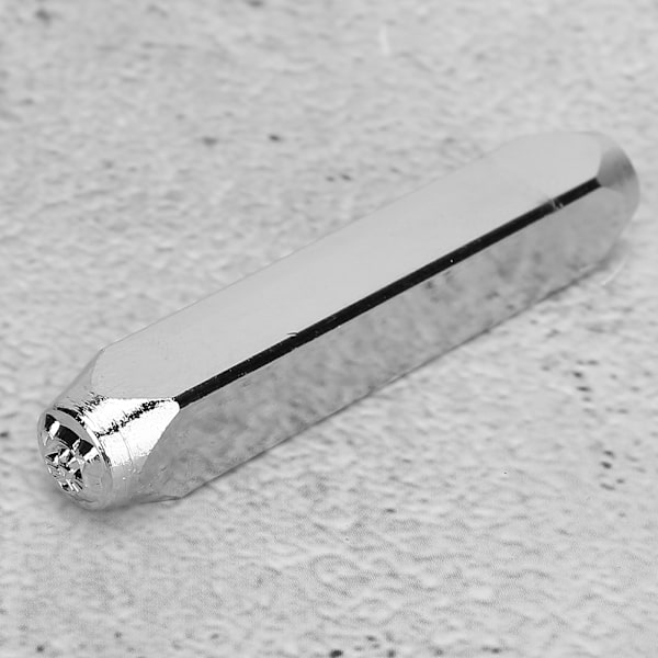 6mm 1/4\" Metall håndstempel design stansverktøy for DIY smykker utskjæring håndverk Tigerhode