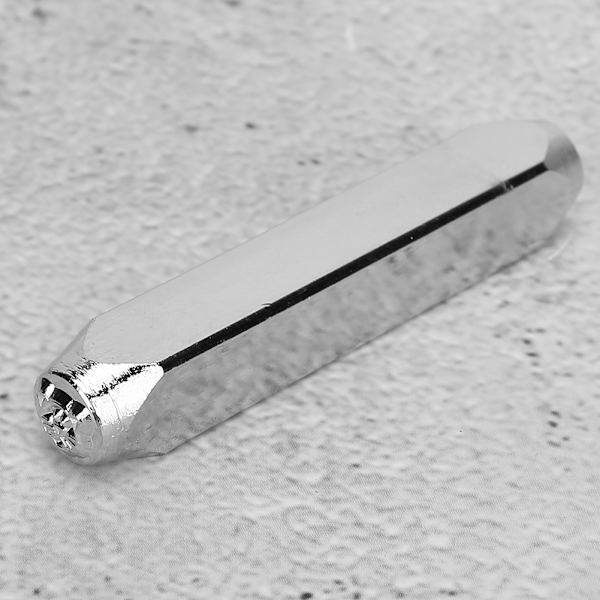 6mm 1/4\" Metallhandstansningsdesign Stansverktyg för DIY Smycken Snideri Tillverkning HantverkTigerhuvud