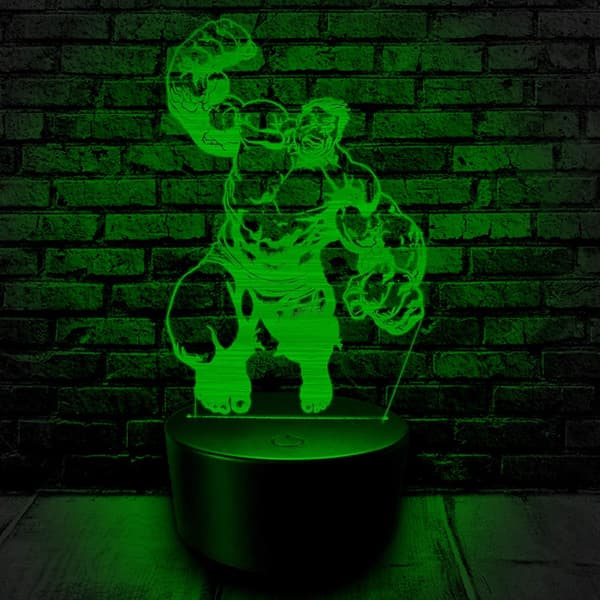 Hulk Smash 3D nattlys