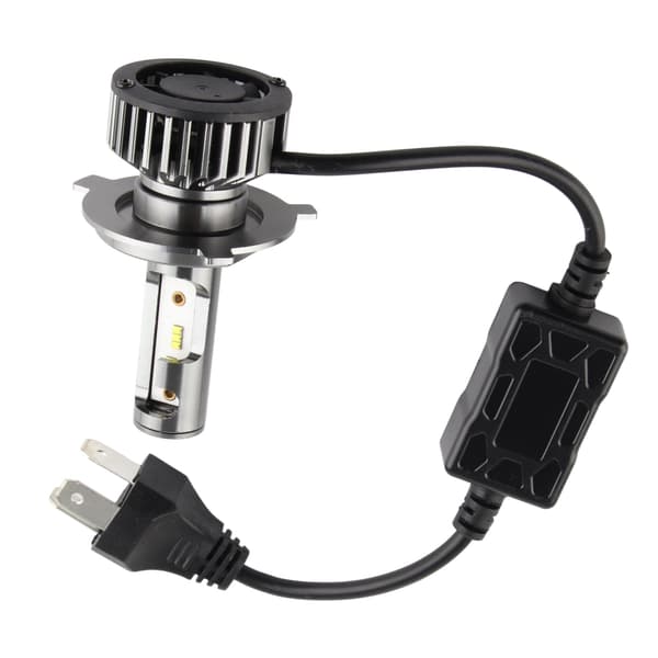 LED Bilfrontlys Super Lys Erstatning Bilfrontlys Pærer Kortslutning Beskyttelse Mini Auto Lamper H4