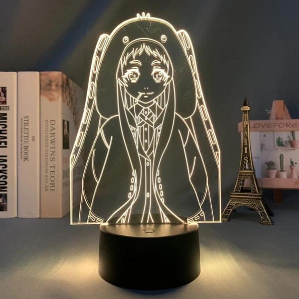 Kakegurui Runa Anime 3D Illusion Natlampe Boligindretning