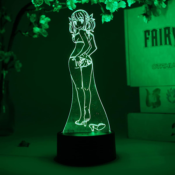 Lucy Beach Otaku Lampa – Fairy Tail – Anime Lampa Figur Natt