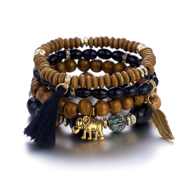 1PCS Baoqin Boho Pärl Armband för Kvinnor - Charm Stackabl