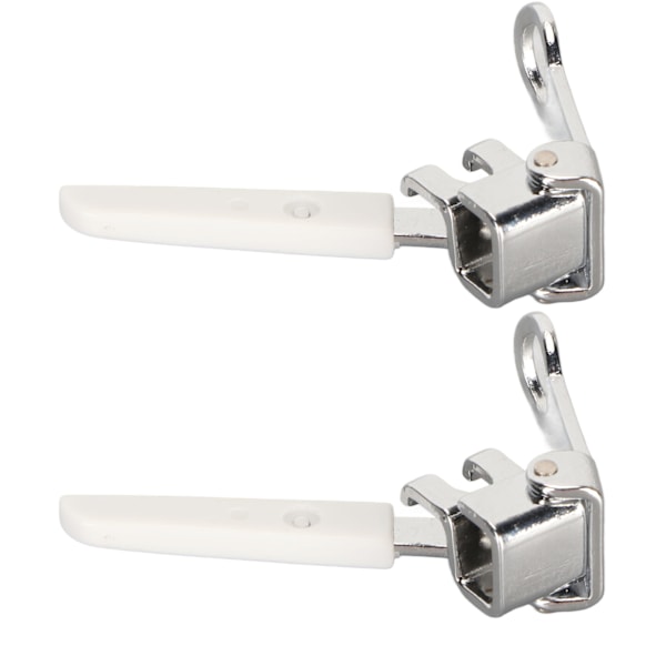 2 stk. broderi-stopfod i rustfrit stål til Singer 4452 44S 6180 6160 5400 C5200 2277 2282 2263 2250
