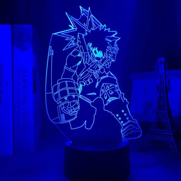 3D Led Illusion Lampe Natlys Bakugo Katsuki 3D Lampe Anim