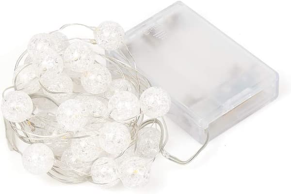 Multifarvede globus lyskæder til soveværelse, indendørs lyskæde Color 30 LED