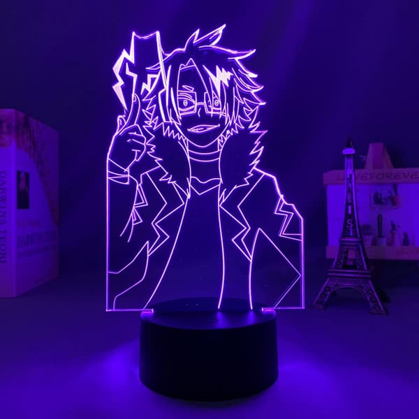 3D Nattlys 3D Illusjonslampe Denki Kaminari Led Nattlys