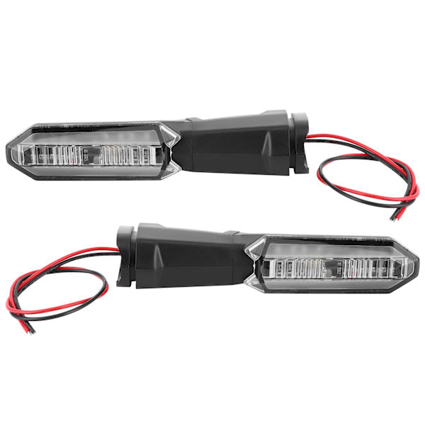 2 st 12V LED Blinkers Amber Färg Passar Kawasaki Z250 Z800 Z900 Z900RS Z1000 Transparent Lins