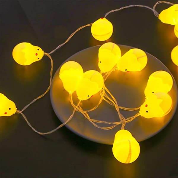 3 m Påskekylling Lyslenke 20 LED Egg Fairy Light Stri