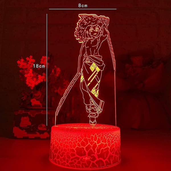 Demon Slayer Kamado Nezuko 3D Illusjon Nattlampe, Crea