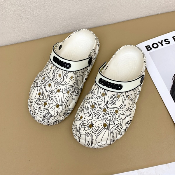 Unisex trädgårdsträskor skor kvinnor män sommar slide på sandaler-
