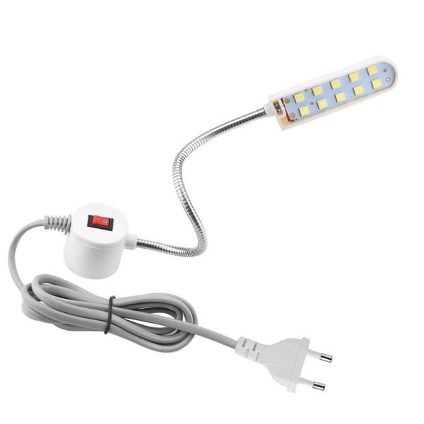 10Beads SMD  LED-ompelukone lamppu LED-magneetti ompelukone valo 6W