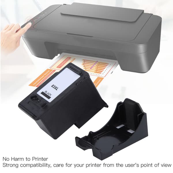 Skriverblekkpatron erstatning passer for Canon PIXMA E518 E618  E510 E608 (83 svart)