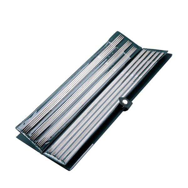 44 kpl 25cm/36cm Monikokoinen suora neulepuikko Käsityö Neulepuikkosetti (36cm)
