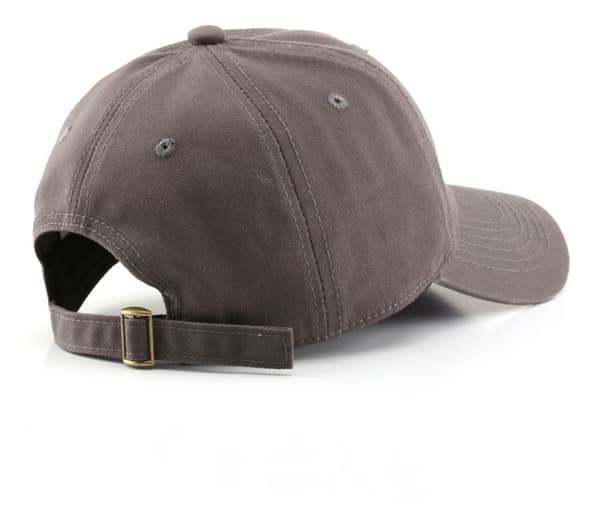 Kirjaimin brodeerattu hattu, säädettävä baseball-lippis Beige