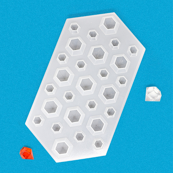 1 stk. Multi Grid Isbakke Silikone Diamant Isterningform Kitc
