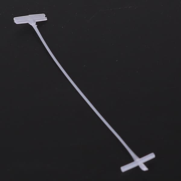 10000 st PP Universal Klädprislappsstift Passar för Prislappspistol Fäststift (Transparent 50mm)