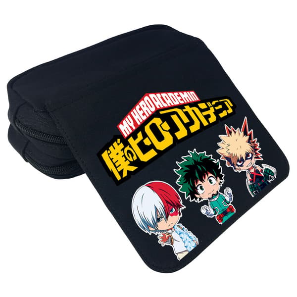 My Hero Academia Canvas Rymlig Dubbelskikts Pennfodral AA