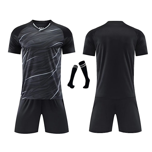 Barnfotbollströjor Herr Pojkar Fotbollskläder Set Kortärmad Barnfotbollsuniformer Vuxna Barn Träning  Träningsdräkt Jersey Orange L