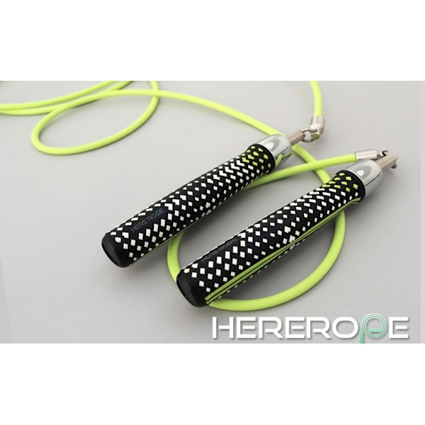 HEREROPE 1/4LB Viktad Hopprep för Hastighet, Cardio, Boxning & Träning, Hopprep med Kullager, Bekvämt & Ergonomiskt Grepp, Trasselfri Kab XL