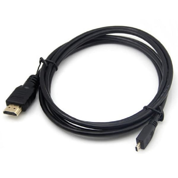 1,5 m:n Micro HDMI - HDMI -standardiversio 1.4 -matkapuhelin Micro HDMI - HDMI -sovitinkaapeli