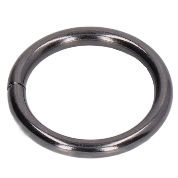 50 st metallringar 15x3mm järnmaterial robust hållbar multifunktionell utsökt O-ringar metall Gray