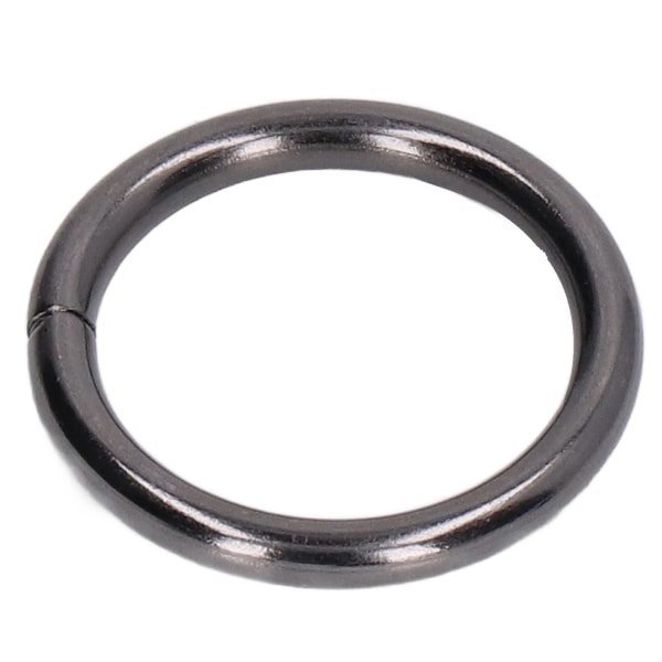 50 stk metallringer 15x3mm jernmateriale robust holdbar multifunksjonell utsøkt O-ringer metall Gray