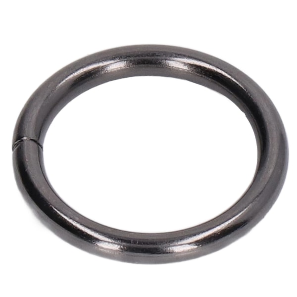 50 stk. metalringe 15x3mm jernmateriale robust holdbar multifunktionel udsøgt O-ringe metal Gray