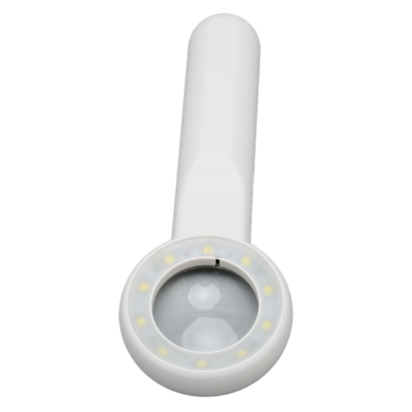Handhållen förstoringsglas 11X Touch Button Uppladdningsbar 3 Grader LED Ljusförstorare för Nära Arbete och Läsning Böcker