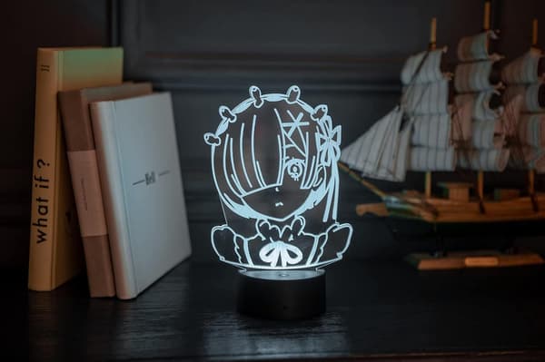 3D Natlamper til Piger Drenge Anime Rem Re Zero Figur Nat