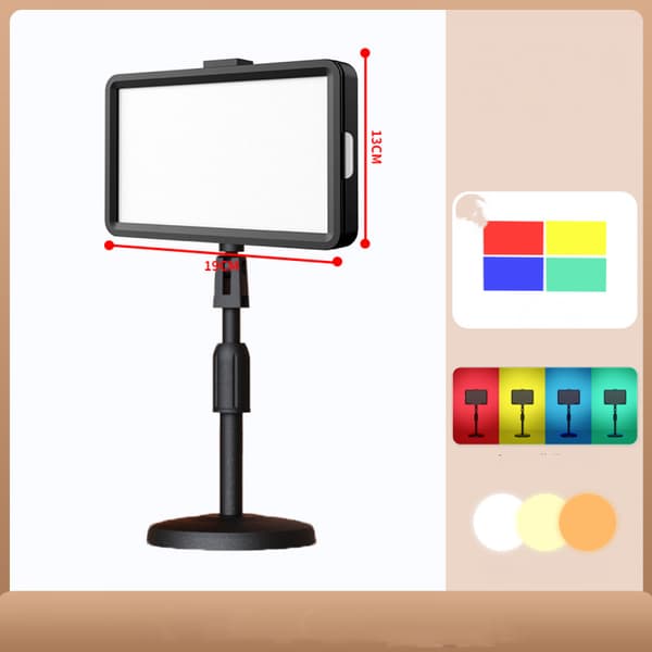 Bærbart fotograferingslys kit dæmpbar LED videolys