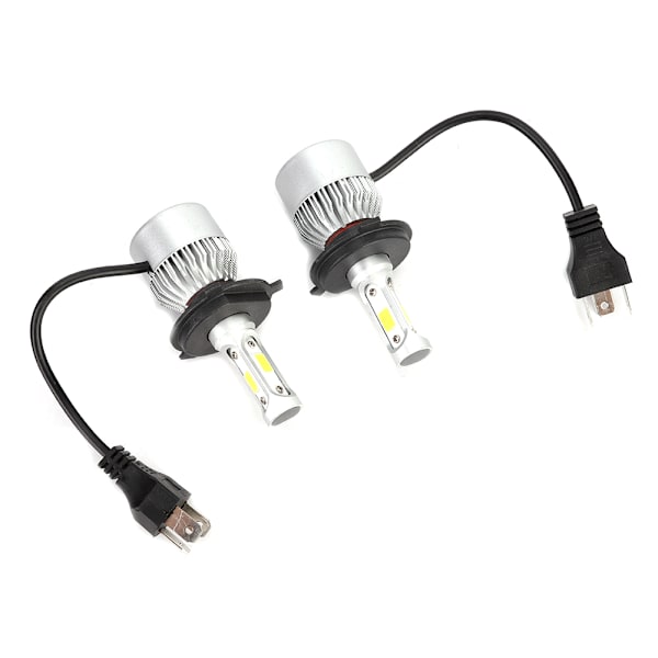 2 kpl H4 9003 1500W 225000lm Auton Universaali LED-Muunnosajovalokitti 6500K Valkoinen